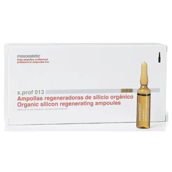 Silicio Orgánico 1%.   20 ampolla x 5 ml.  x-prof 014.  mesoestetic