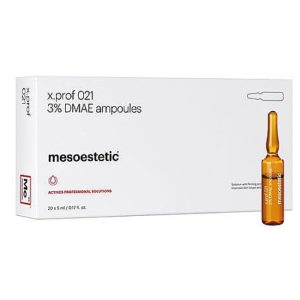 DMAE X al 3%.  20 ampollas x 5 ml.  x-prof 021  mesoestetic